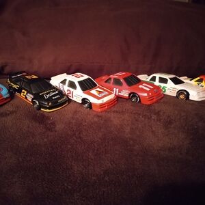 Set of 6Colorful Toy Race Cars